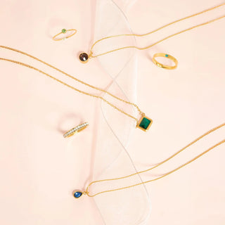 Teardrop Birthstone Charm
