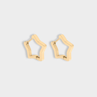 Born To Be A Star Huggie Earrings