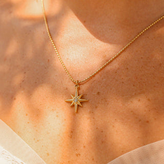 Compass Star Necklace