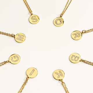 Gold Initial Necklace