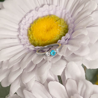 Radiant Birthstone Ring