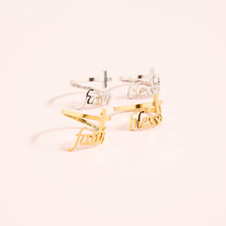 Adjustable Faith Ring