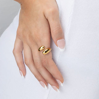 Duo Drop Ring