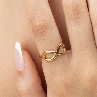Infinity Symbol Adjustable Ring