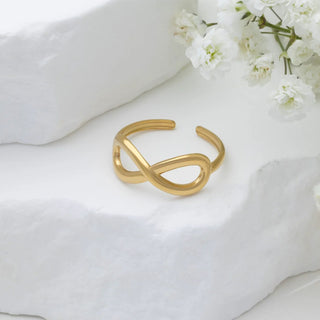 Infinity Symbol Adjustable Ring