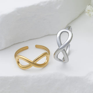 Infinity Symbol Adjustable Ring