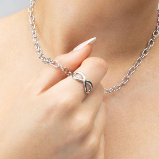 Infinity Symbol Adjustable Ring