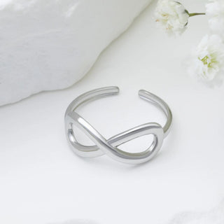 Infinity Symbol Adjustable Ring