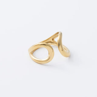 Crescent Cuff Adjustable Ring - studio