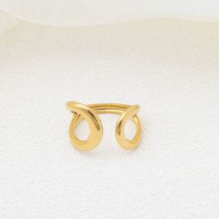 Crescent Cuff Adjustable Ring - studio
