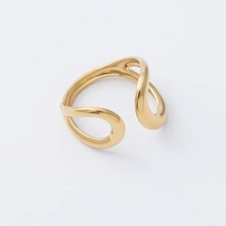 Crescent Cuff Adjustable Ring - studio