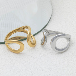Crescent Cuff Adjustable Ring - studio