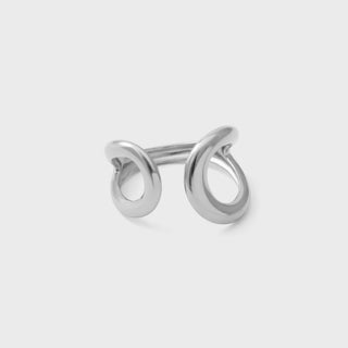 Crescent Cuff Adjustable Ring - main