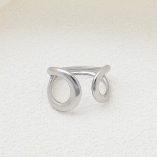 Crescent Cuff Adjustable Ring - studio