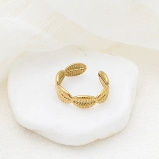 Petite Petal Adjustable Ring