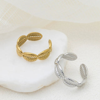 Petite Petal Adjustable Ring