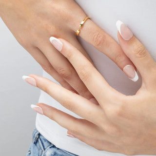 Dainty Open Stack Ring - Model