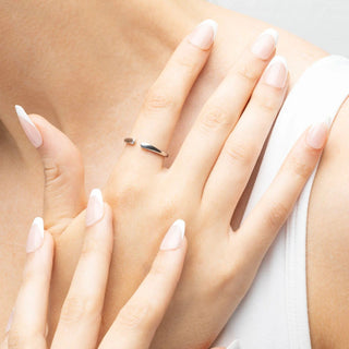 Dainty Open Stack Ring - Model
