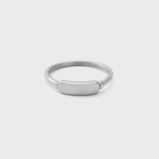 Dainty Plaque Stack Ring - Main
