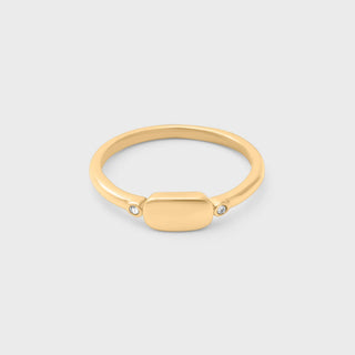 Rounded Plaque Stack Ring - Main