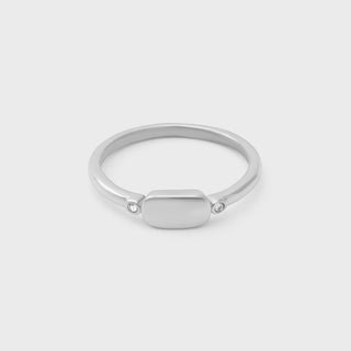 Rounded Plaque Stack Ring - Main