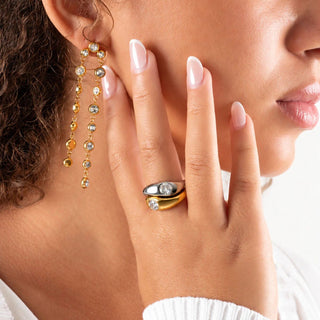 Crossover Stone Ring- Model