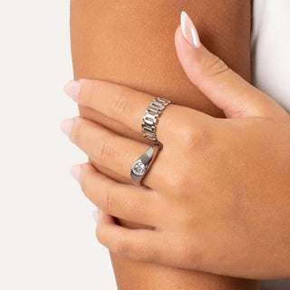 Crossover Stone Ring- Model