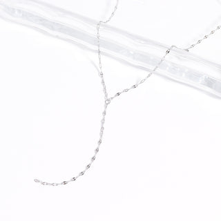 Lip Chain Lariat Necklace