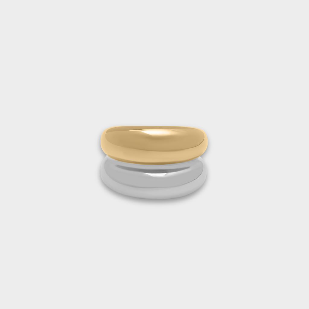 Mixed Metal Statement Ring – Destin Jewelry