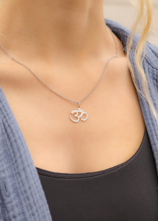 "Om" Charm Necklace