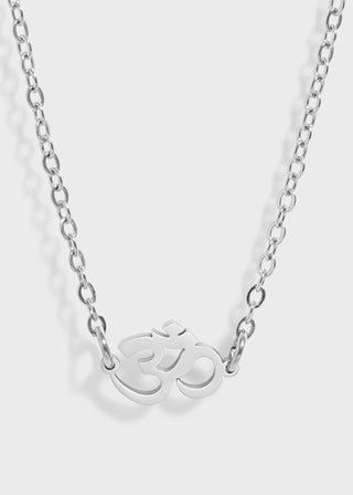 Om Charm Connector Necklace