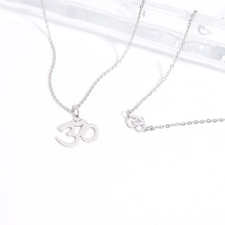 "Om" Charm Necklace