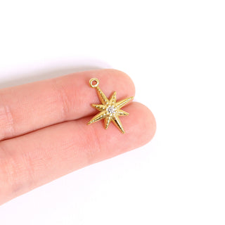 Compass Star Charm