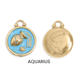 Epoxy Zodiac Charm