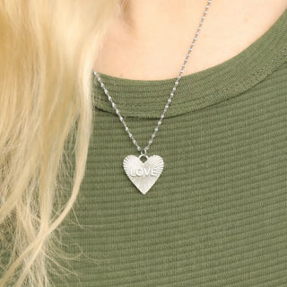 Sunburst Heart Love Charm