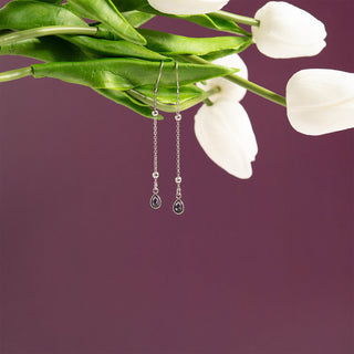 Teardrop Birthstone Charm