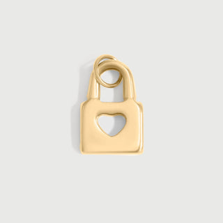 Padlock with Heart Charm