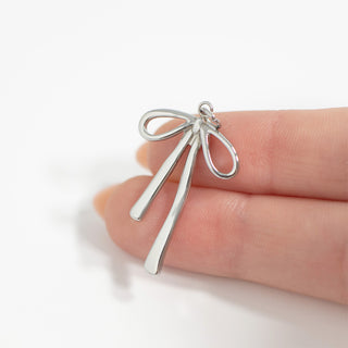 Silver Long Bow Charm