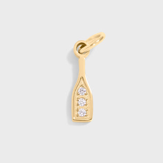 Stainless Steel Champagne Bottle Charm
