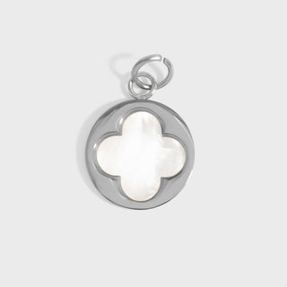 Mother Of Pearl Clover Charm