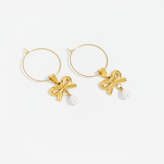 Freshwater Pearl Bow Charm