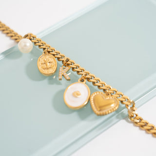 Oval Anchor Charm