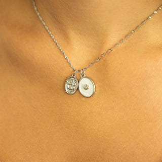Oval Anchor Charm
