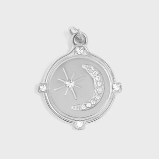 Stone Moon And Star Pendant