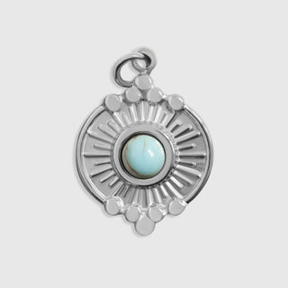 Turquoise Oval Charm