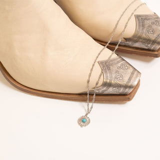 Turquoise Oval Charm