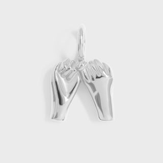 18K Gold PVD Stainless Steel Pinky Promise Charm