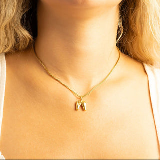 18K Gold PVD Stainless Steel Pinky Promise Charm