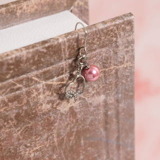 Heart Ribbon with Stones Charm