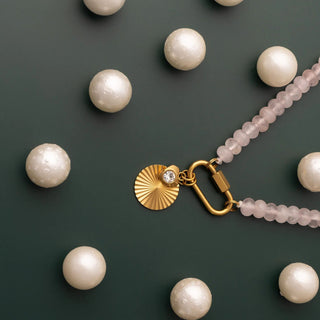 Round Sunburst Charm